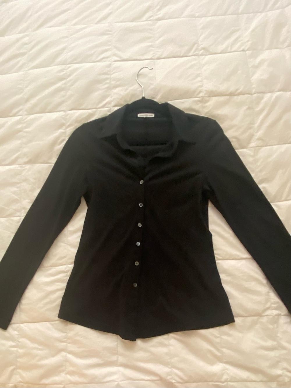 James Perse Long Sleeve Cotton Shirt